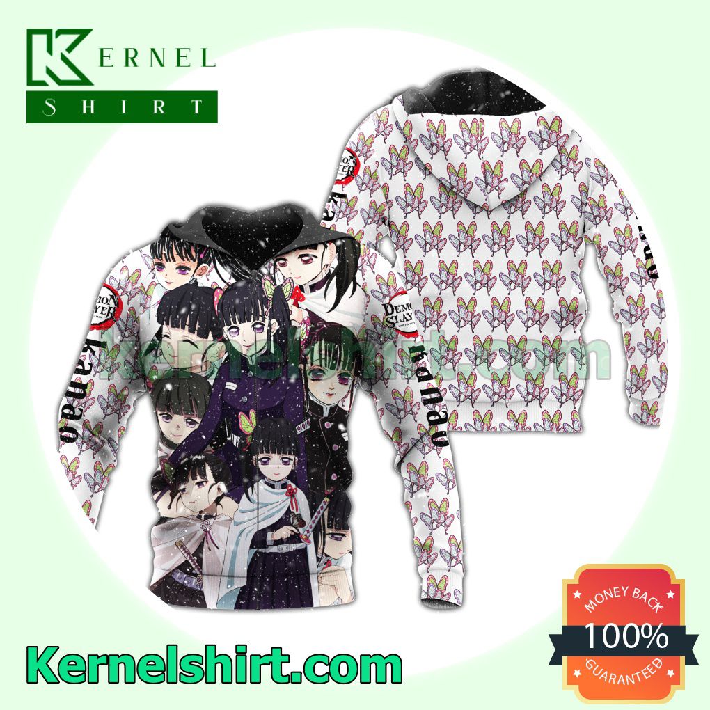 Kanao Tsuyuri Demon Slayers Costume Anime Fans Gift Hoodie Sweatshirt Button Down Shirts
