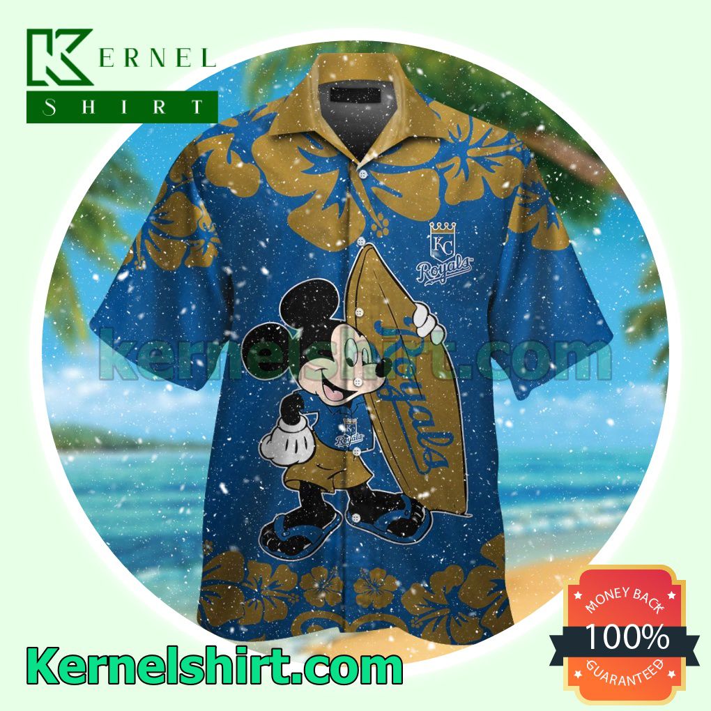 Kansas City Royals Mickey Mouse Summer Hawaiian Shirt