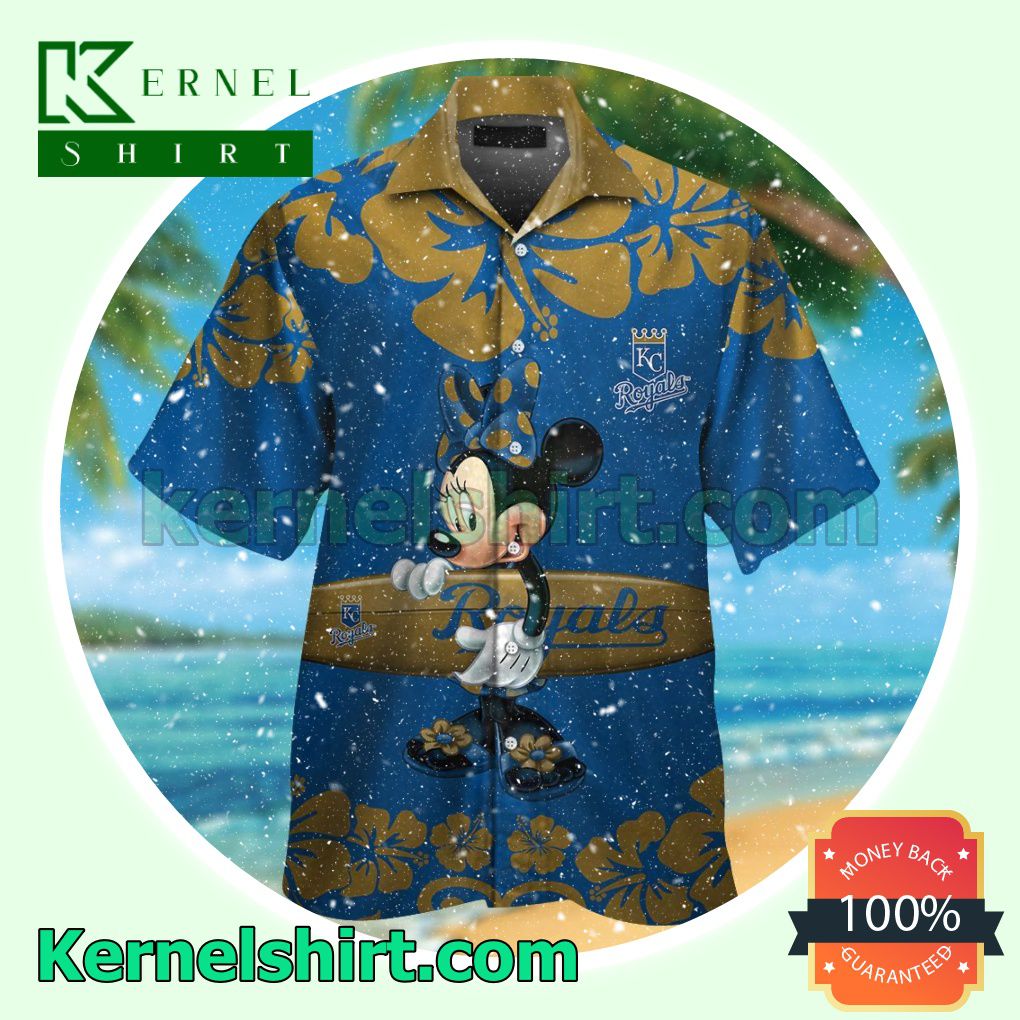 Kansas City Royals Minnie Mouse Summer Hawaiian Shirt