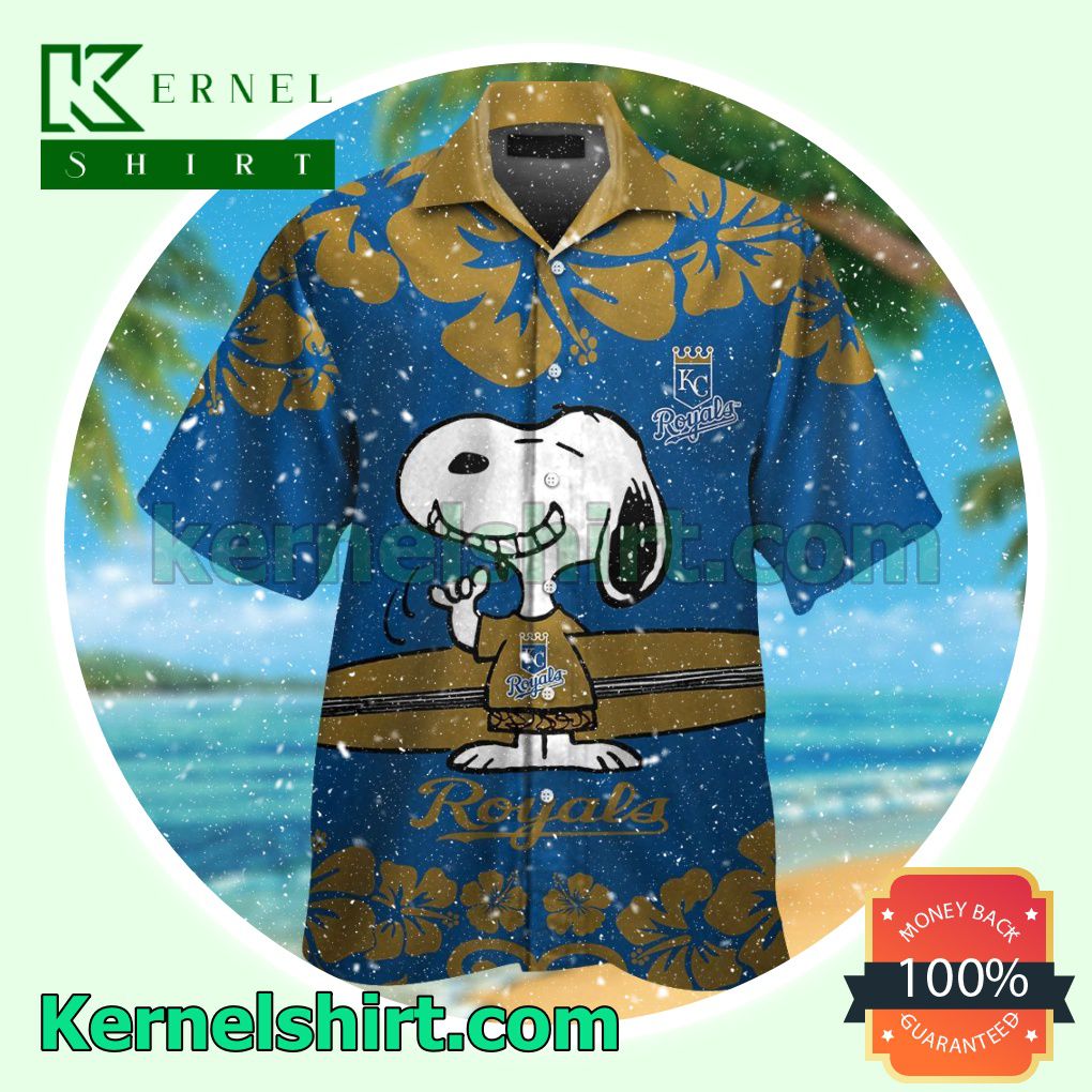 Kansas City Royals Snoopy Summer Hawaiian Shirt