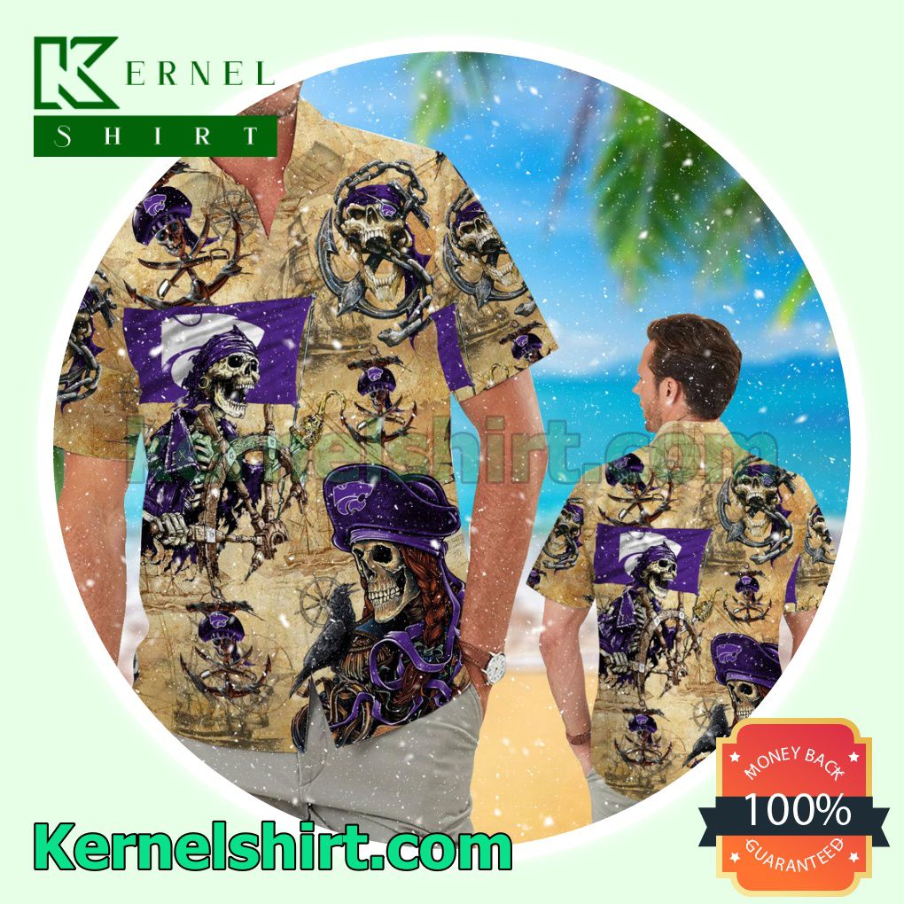 Kansas State Wildcats Pirates Summer Hawaiian Shirt