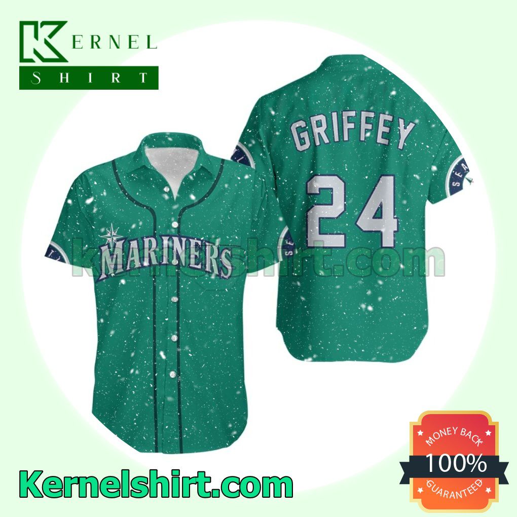 Near you Ken Griffey Jr 24 Seattle Mariners Northwest Green Jersey Inspired Beach Shirt