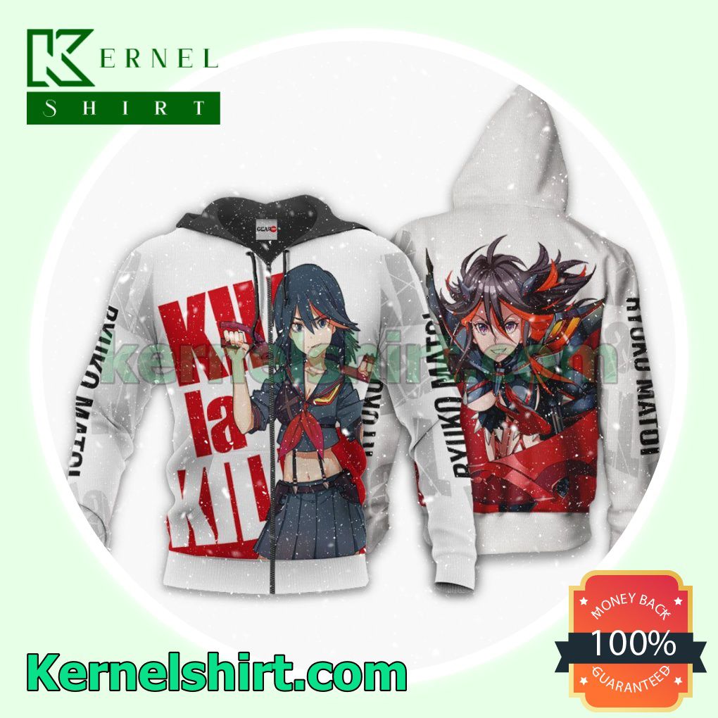 Kill La Kill Ryuko Matoi Anime Fans Gift Hoodie Sweatshirt Button Down Shirts