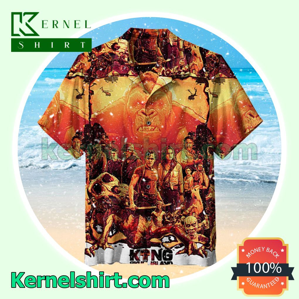 Kong Skull Island Aloha Beach Hawaiian Shirt