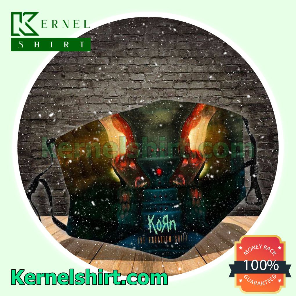 Korn The Paradigm Shift Album Cover Washable Mask