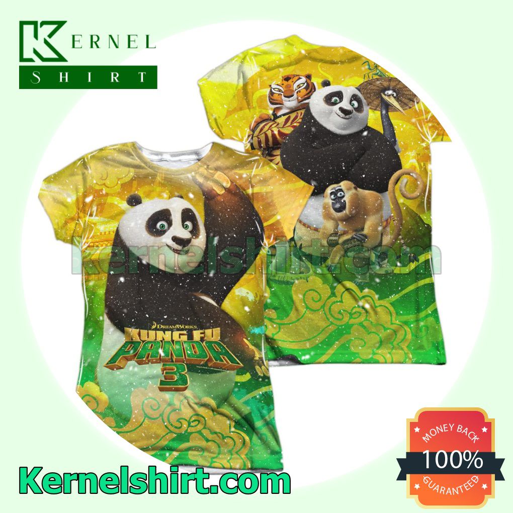 Kung Fu Panda Po And Friends Birthday Shirts
