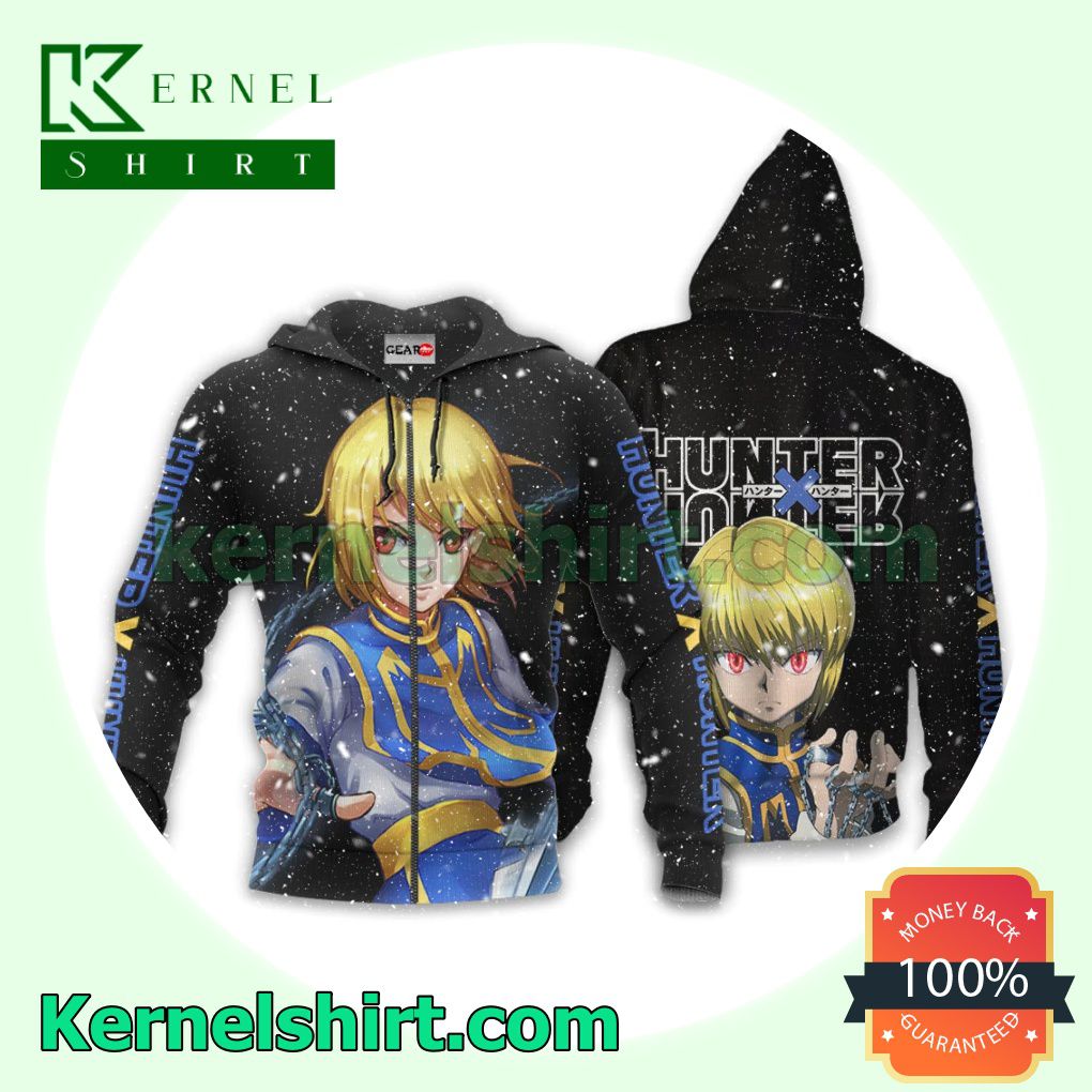 Real Kurapika Hunter x Hunter Anime Fans Gift Hoodie Sweatshirt Button Down Shirts