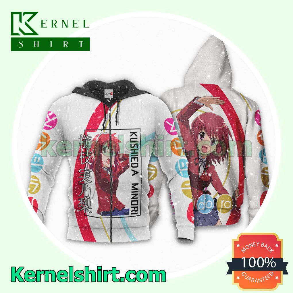 Fast Shipping Kushieda Minori Toradora Anime Fans Gift Hoodie Sweatshirt Button Down Shirts