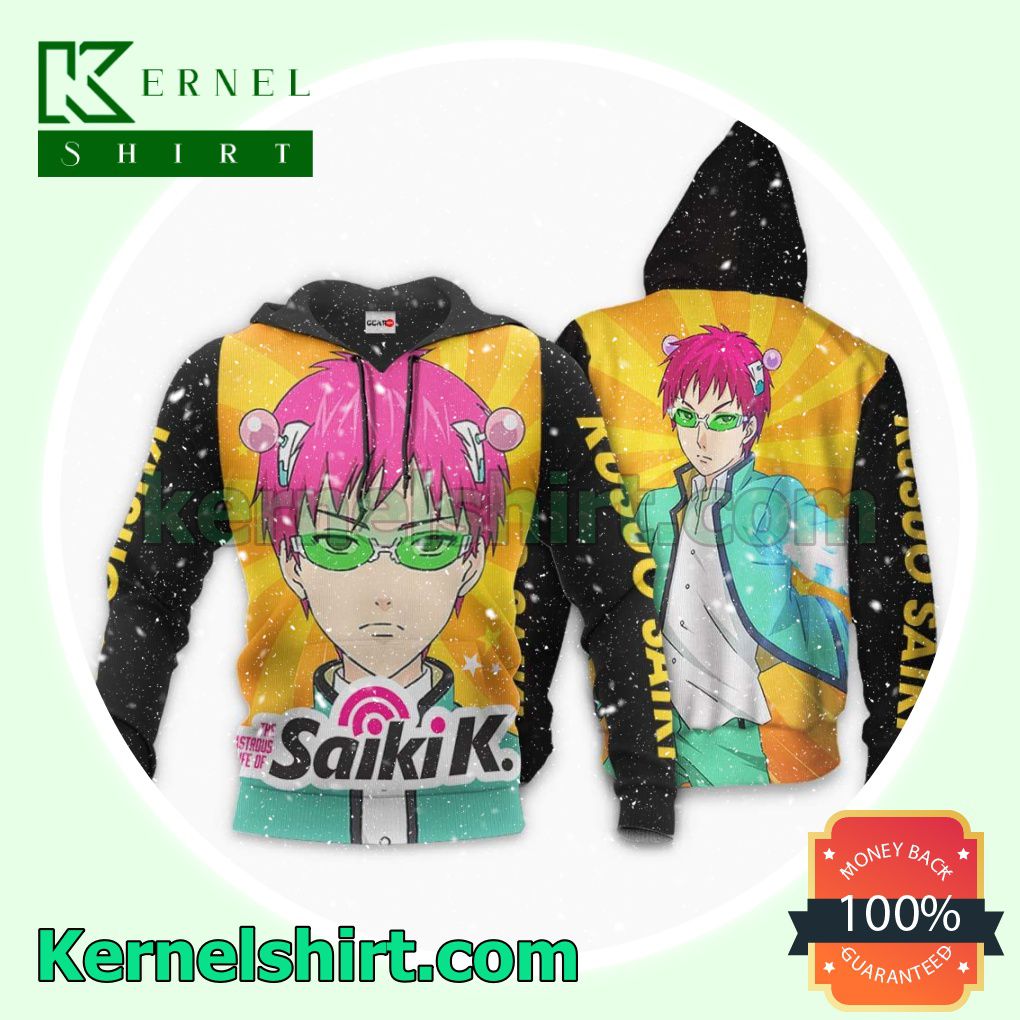 Adorable Kusuo Saiki Saiki K Anime Fans Gift Hoodie Sweatshirt Button Down Shirts