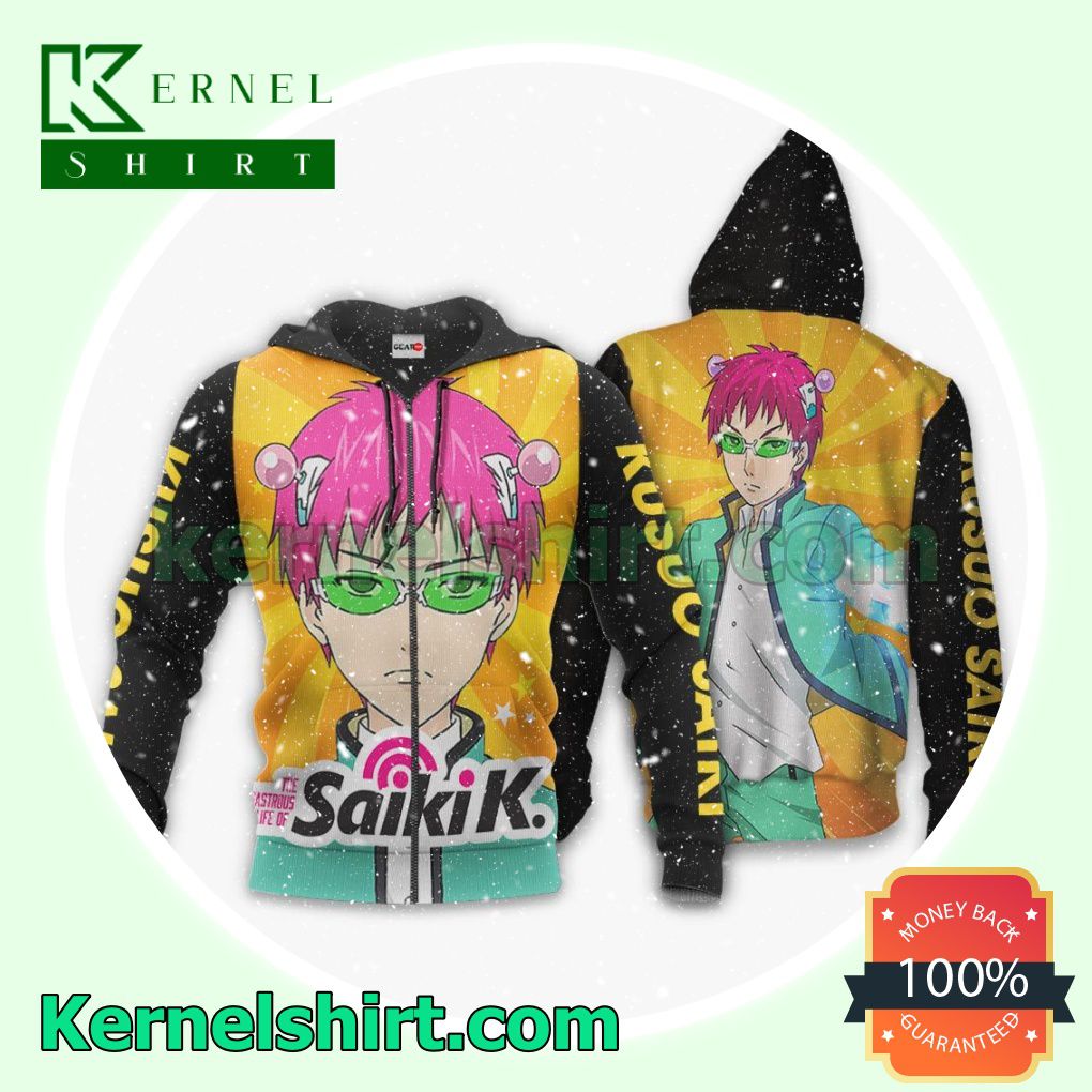Cheap Kusuo Saiki Saiki K Anime Fans Gift Hoodie Sweatshirt Button Down Shirts