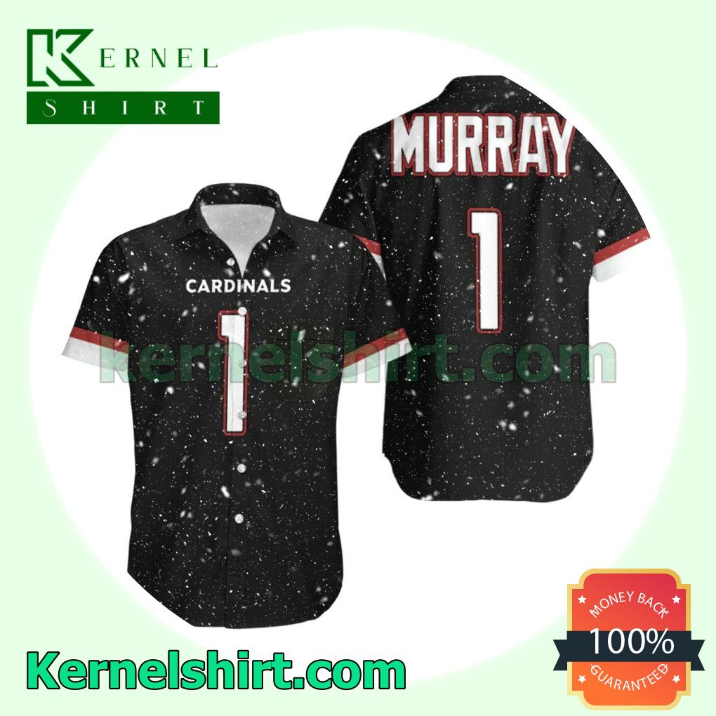 Kyler Murray 1 Arizona Cardinals Nfl Draft First Round Pick Black Beach Shirt