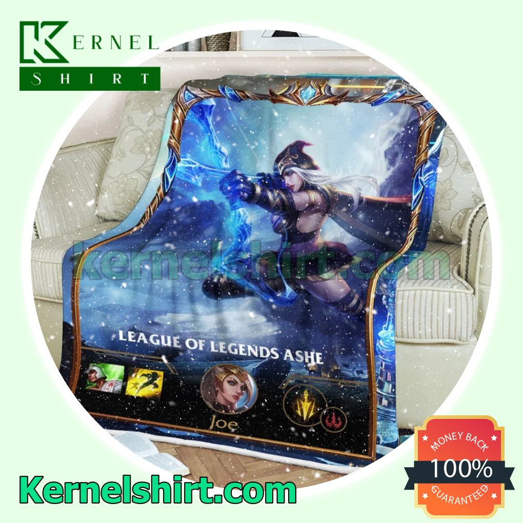 LOL League Of Legends Ashe Throw Blankets