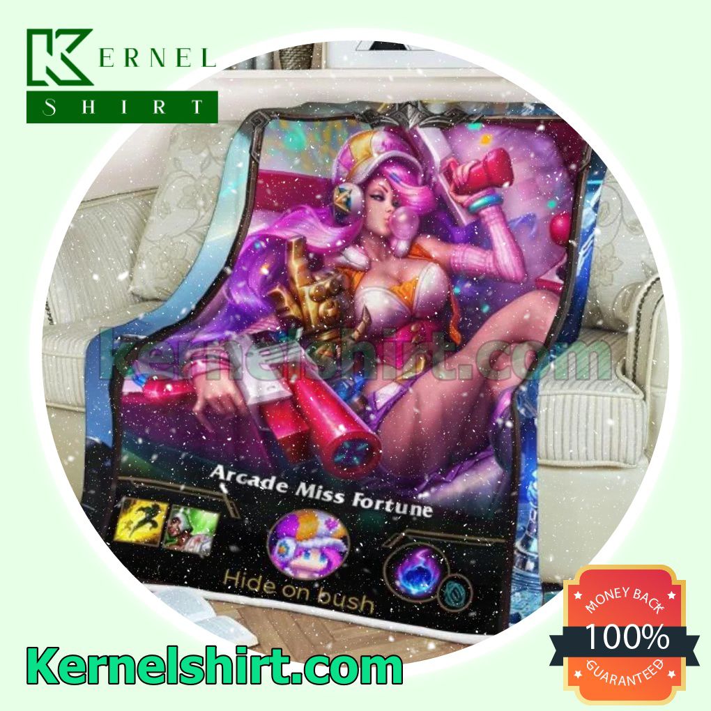 LOL League Of Legends Miss Fortune Throw Blankets