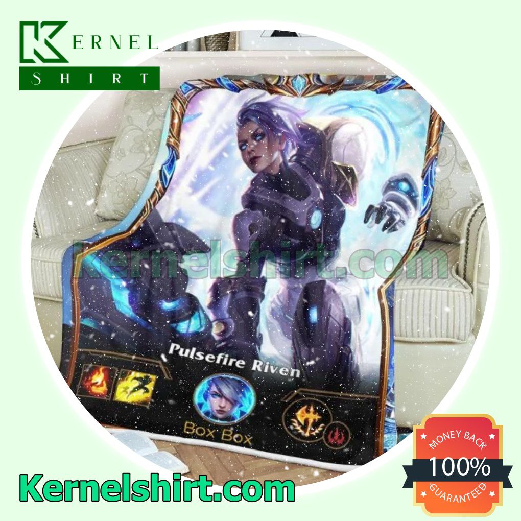 LOL League Of Legends Riven Throw Blankets