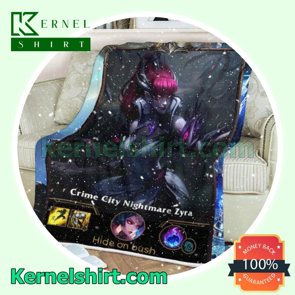 LOL League Of Legends Zyra Throw Blankets