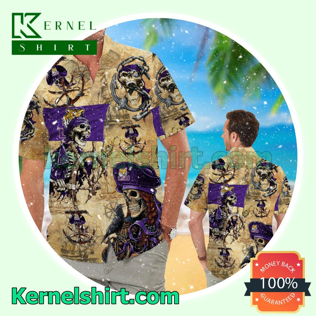 LSU Tigers Pirates Summer Hawaiian Shirt