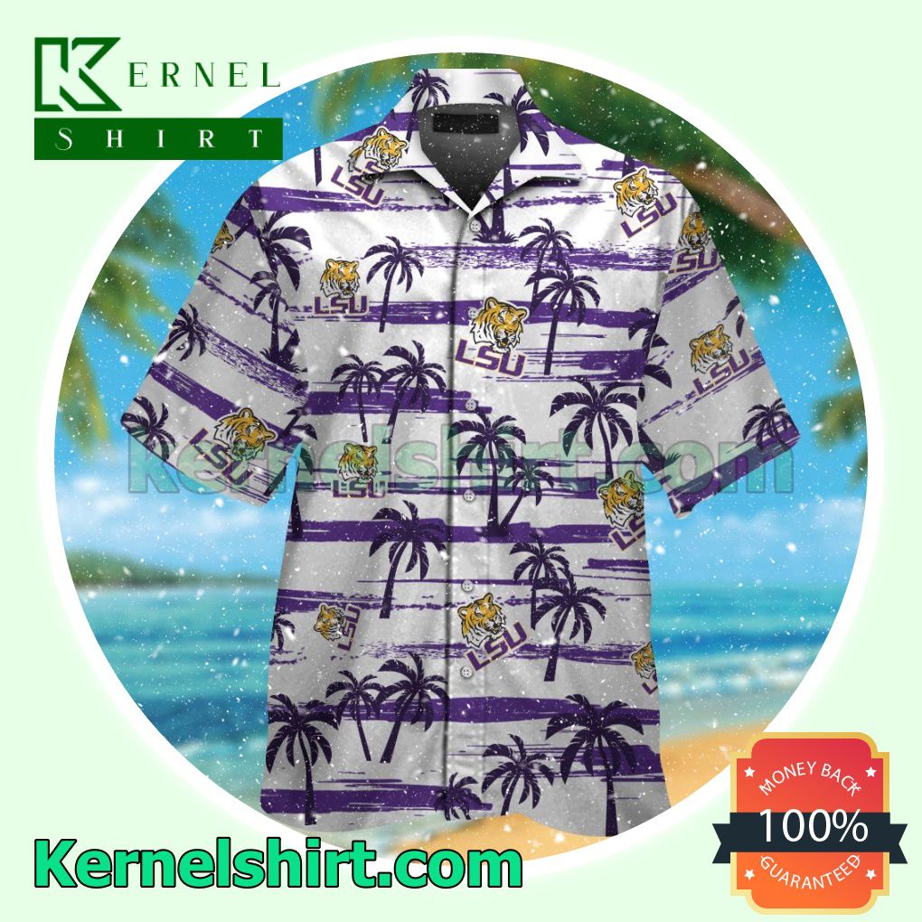 LSU Tigers Summer Hawaiian Shirt