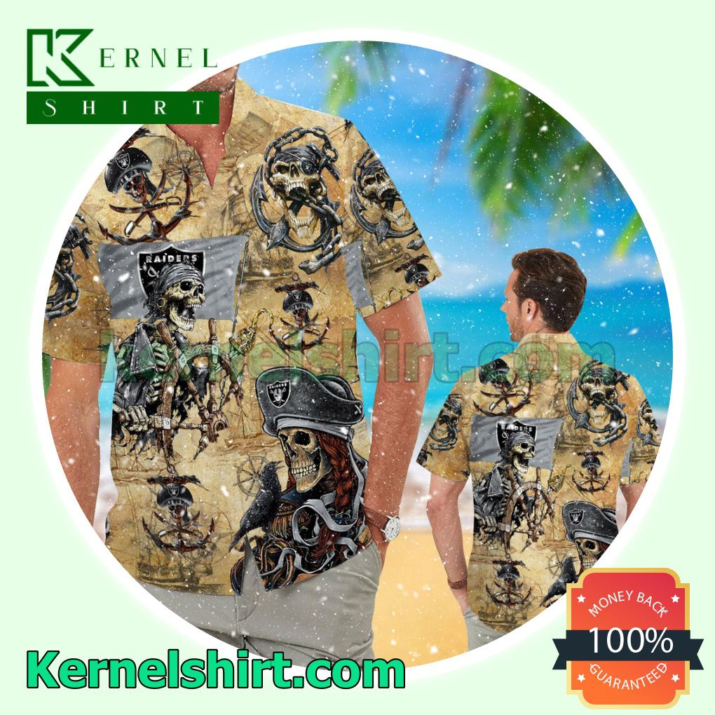 Las Vegas Raiders Pirates Summer Hawaiian Shirt