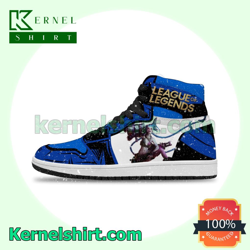 League of Legends Jinx Nike Air Jordan 1 Shoes Sneakers