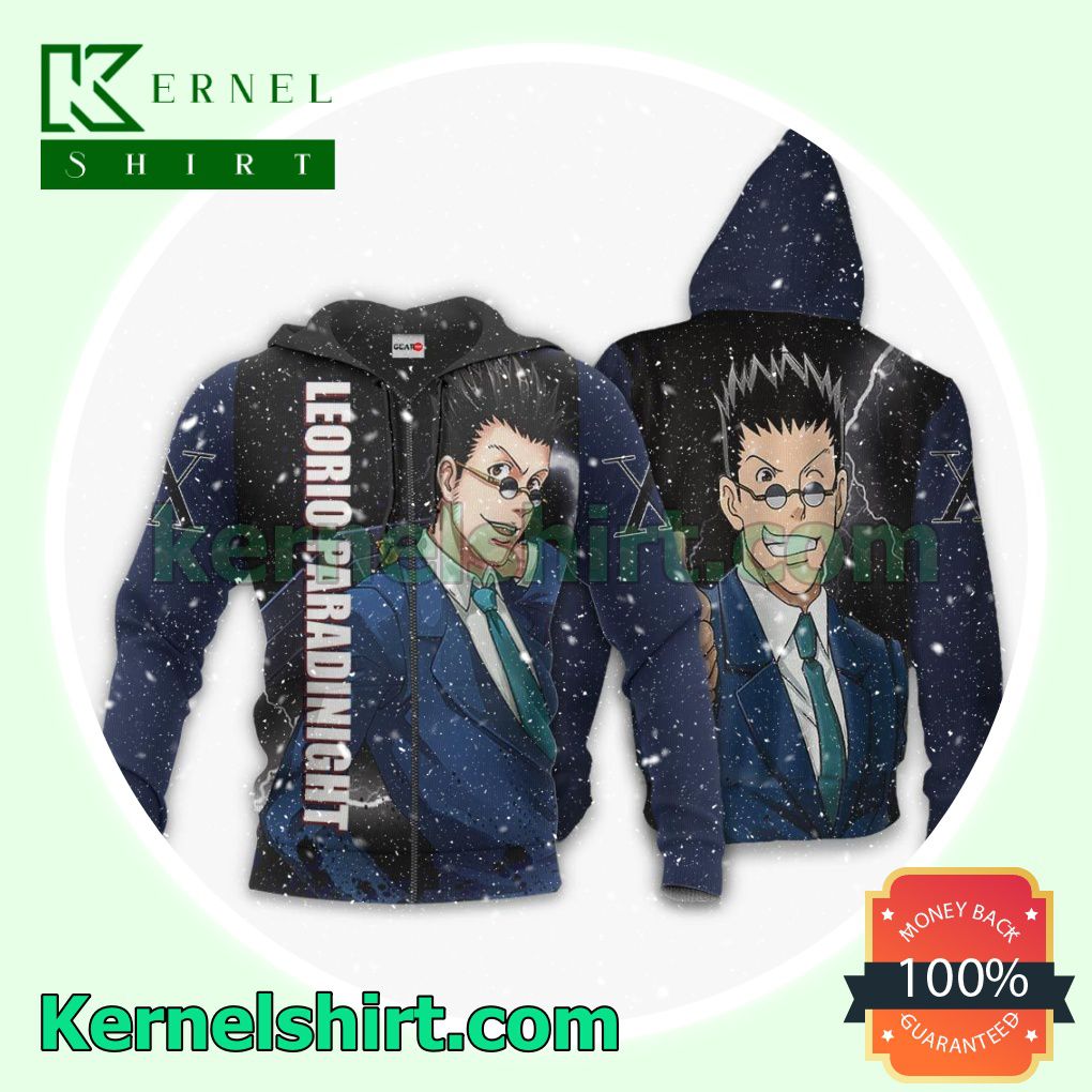 Leorio Hunter x Hunter Anime Gifts Idea For Fan Fans Gift Hoodie Sweatshirt Button Down Shirts