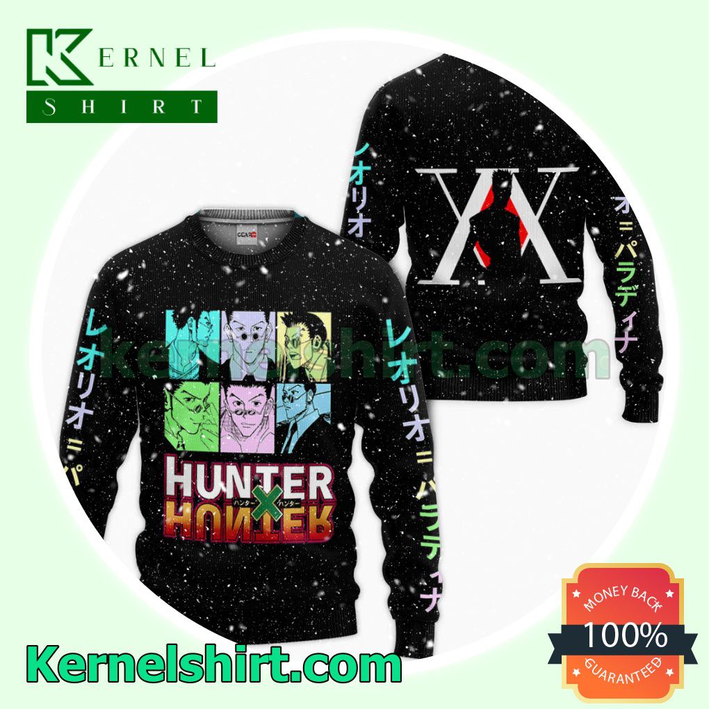 Free Ship Leorio Paladiknight Hunter x Hunter Anime Style Fans Gift Hoodie Sweatshirt Button Down Shirts