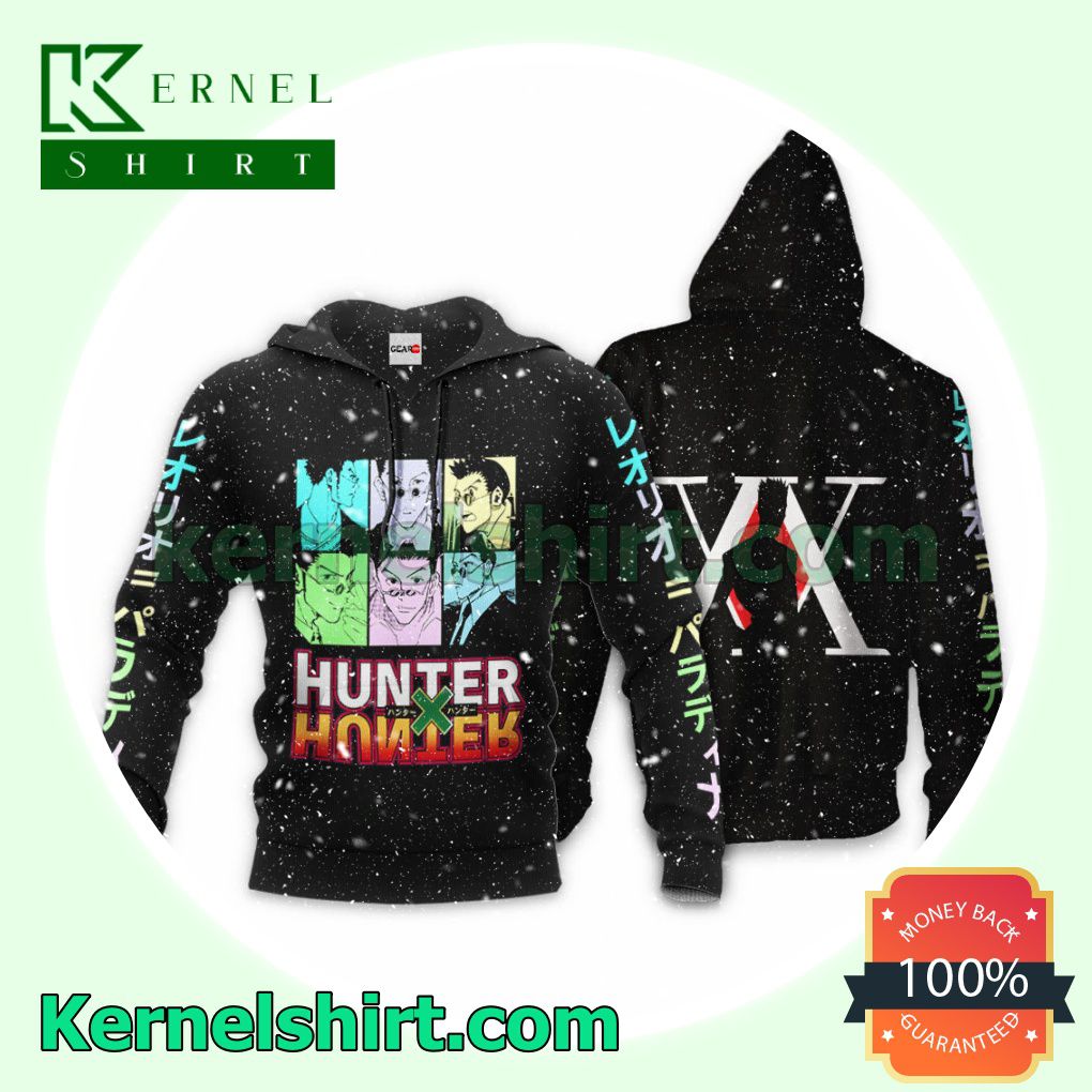 Beautiful Leorio Paladiknight Hunter x Hunter Anime Style Fans Gift Hoodie Sweatshirt Button Down Shirts