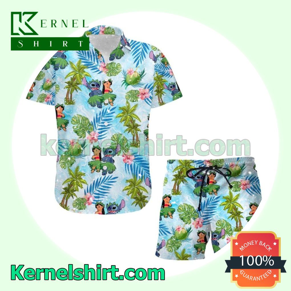 Kong vs. Godzilla Cartoon Graphics Palm Tree White Aloha Beach Hawaiian Shirt