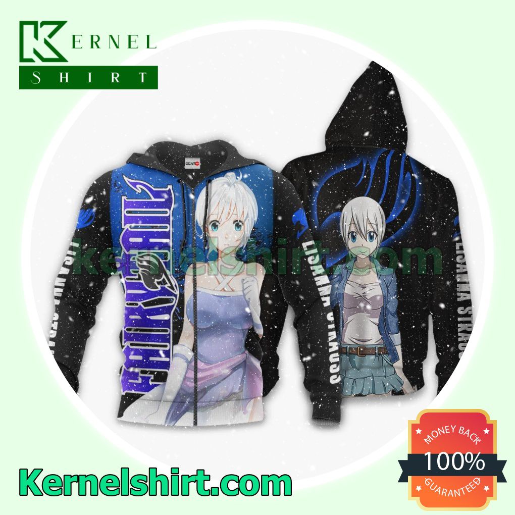 Lisanna Strauss Fairy Tail Anime Merch Stores Fans Gift Hoodie Sweatshirt Button Down Shirts