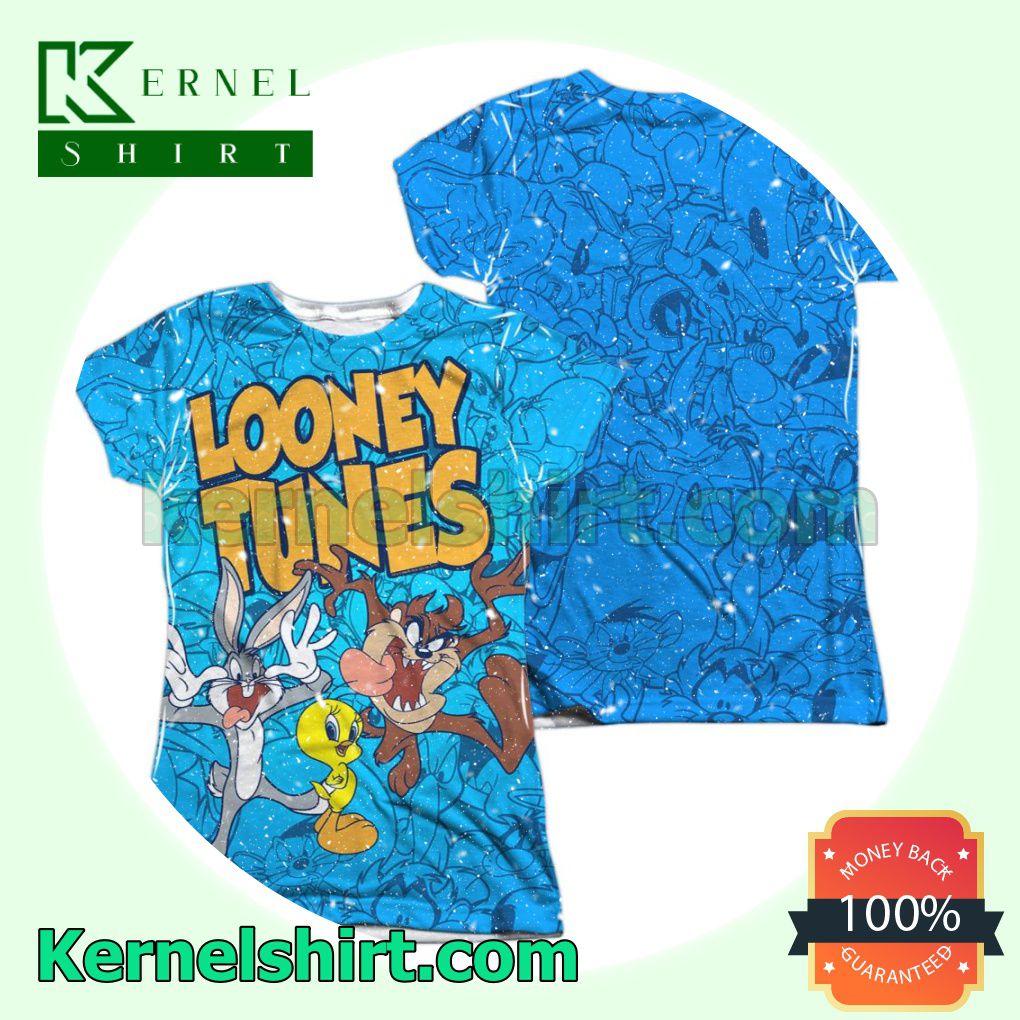 Looney Tunes Collage Of Characters Birthday Shirts