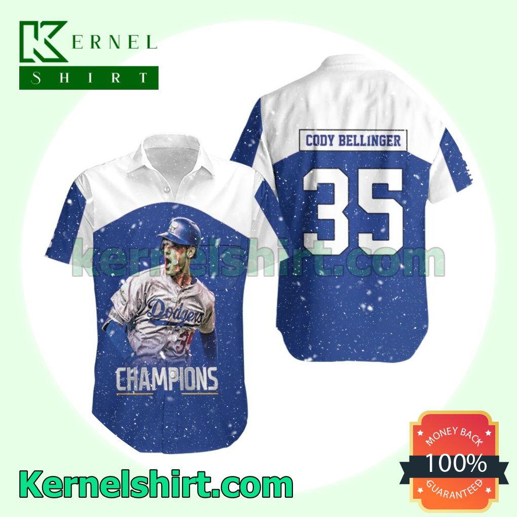 Los Angeles Dodgers Cody Bellinger 35 Champions Beach Shirt