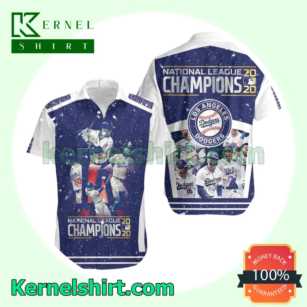 Los Angeles Dodgers Mookie Betts 50 National League Champions 2020 Beach Shirt