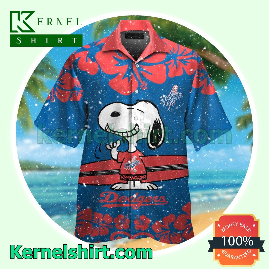 Los Angeles Dodgers Snoopy Summer Hawaiian Shirt