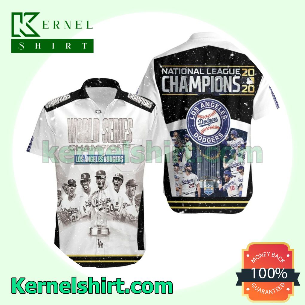 Los Angeles Dodgers World Series Champions Beach Shirt