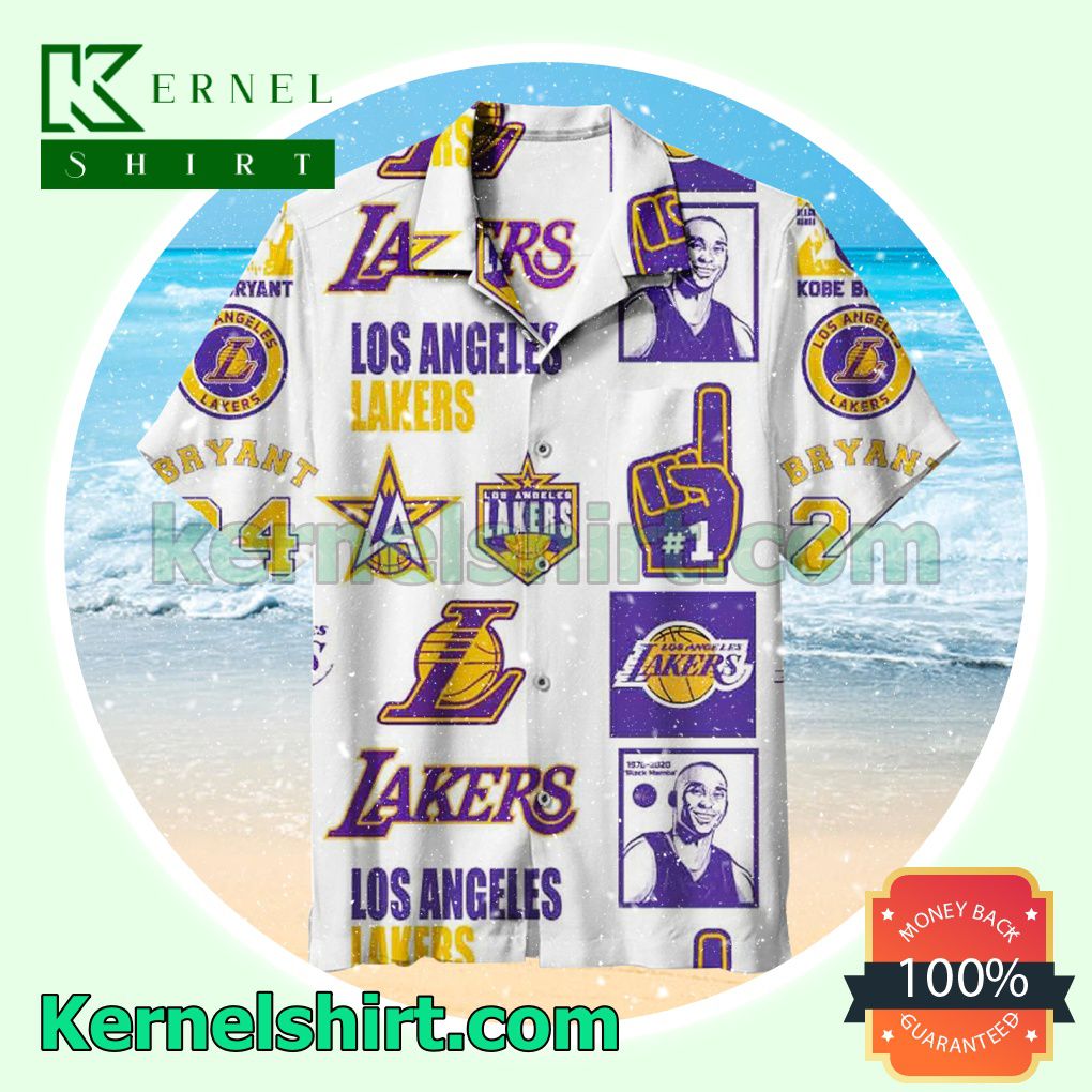 Los Angeles Lakers Number One Beach Shirt