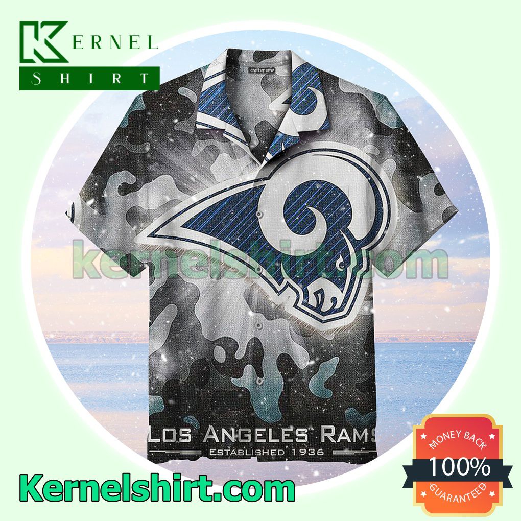 Los Angeles Rams Established 1936 Beach Shirt