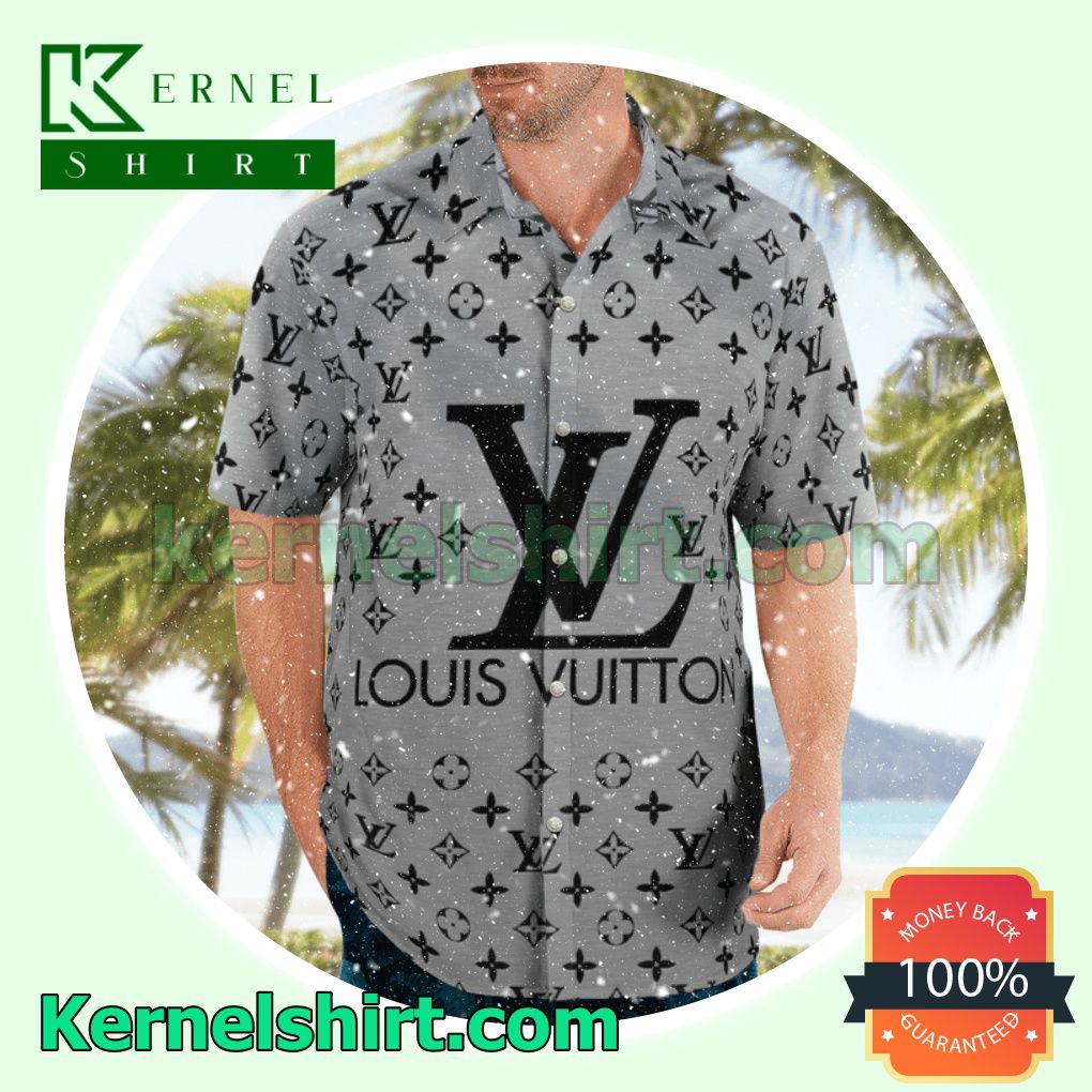 Shop Louis Vuitton Flower Patterns Unisex Logo Luxury Shirts