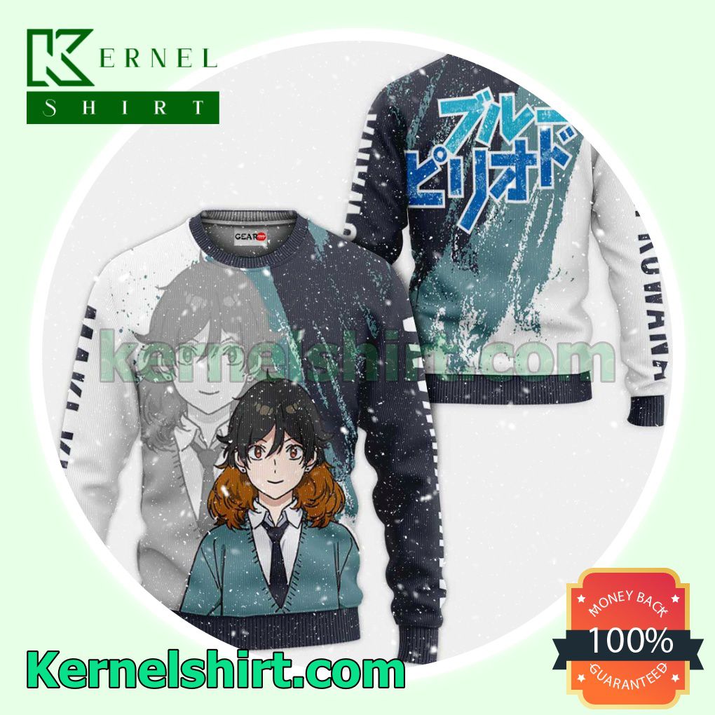 Drop Shipping Maki Kuwana Anime Blue Period Fans Gift Hoodie Sweatshirt Button Down Shirts