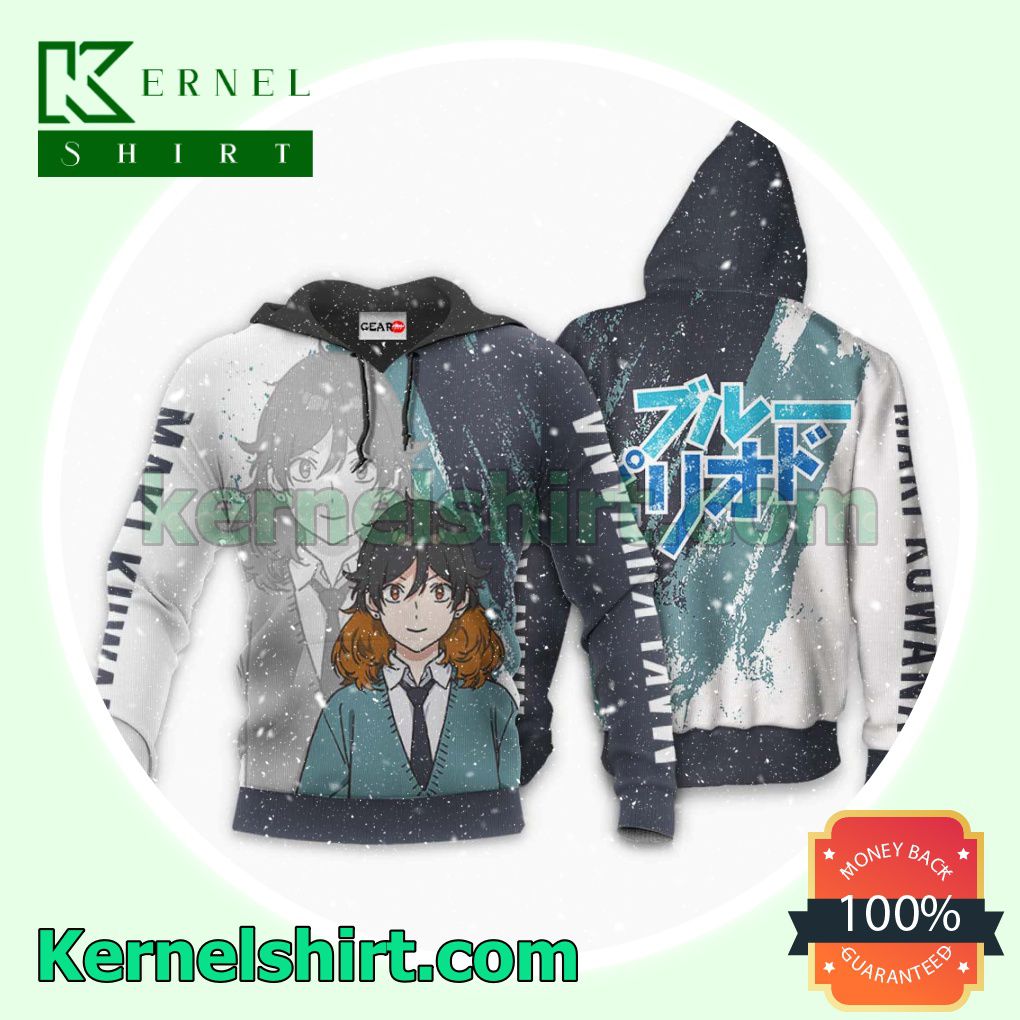 Rating Maki Kuwana Anime Blue Period Fans Gift Hoodie Sweatshirt Button Down Shirts