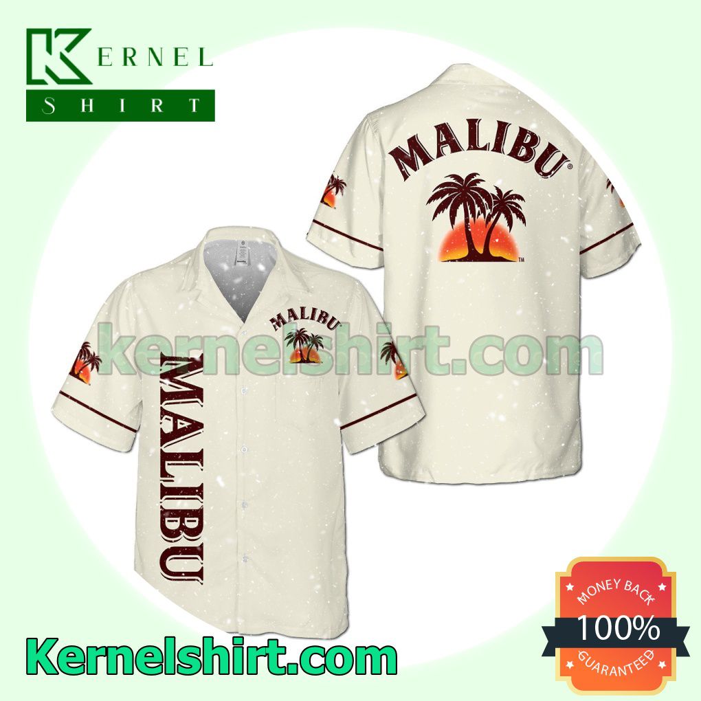 Malibu Beige Aloha Beach Hawaiian Shirt