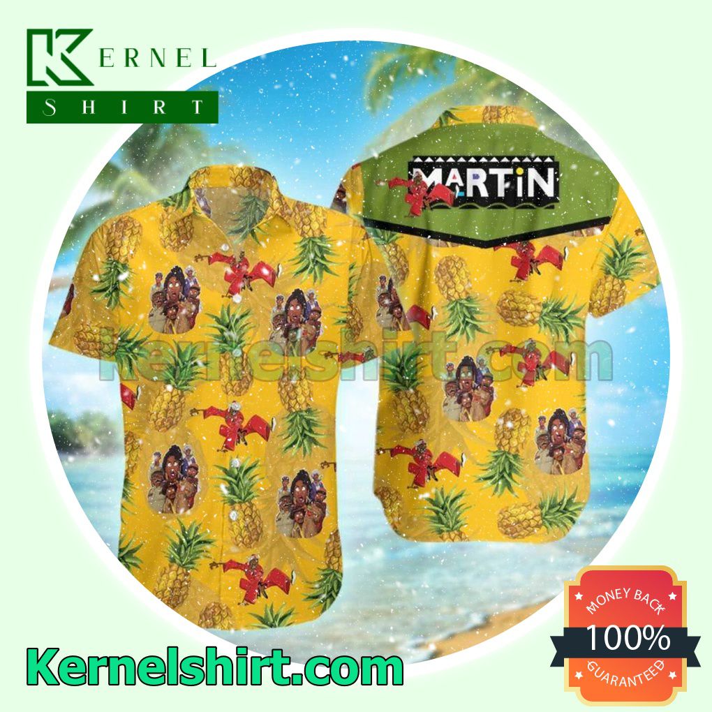 Mother's Day Gift Martin Tv Show Pineapple Yellow Beach Shirt