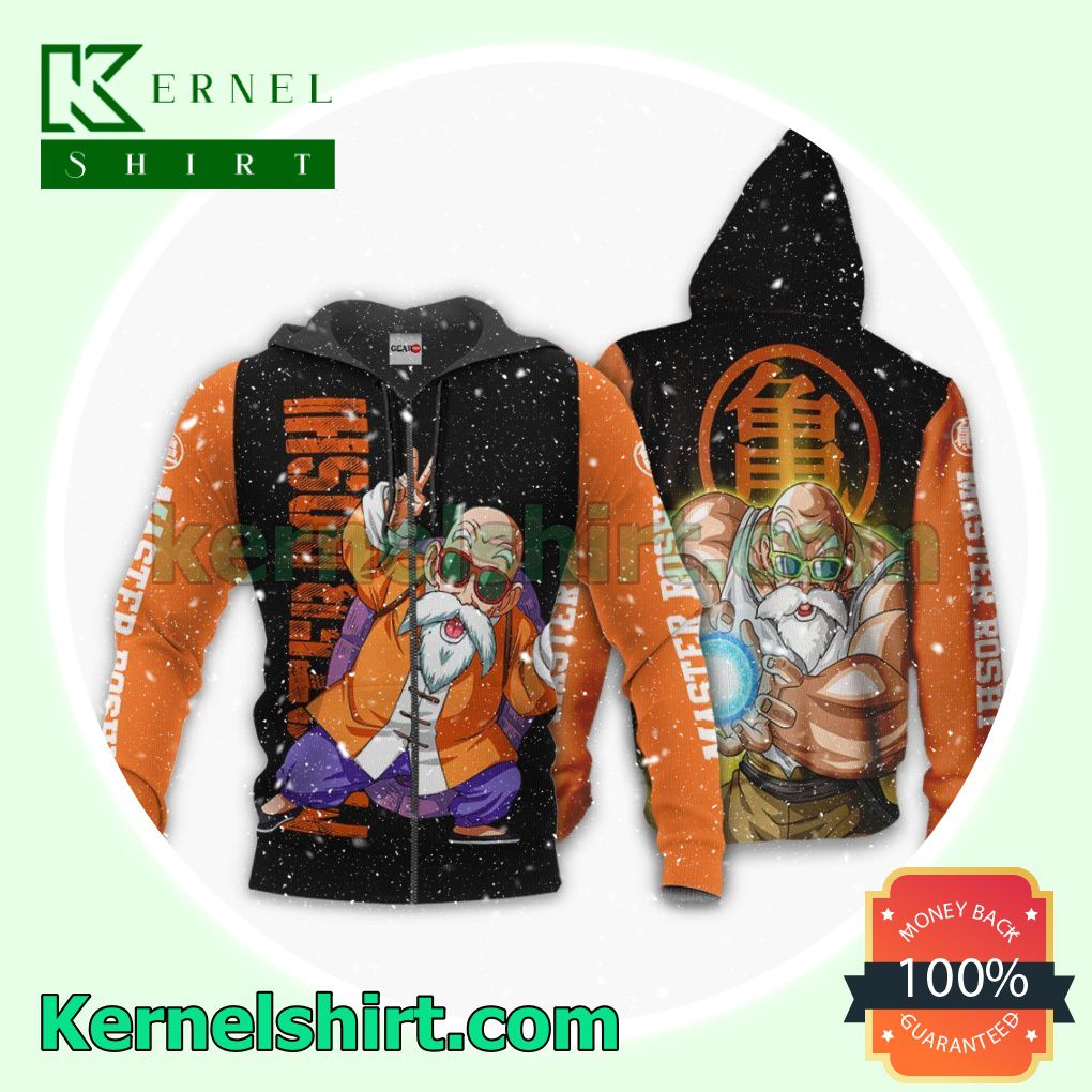 Master Roshi Dragon Ball Anime Fans Gift Hoodie Sweatshirt Button Down Shirts