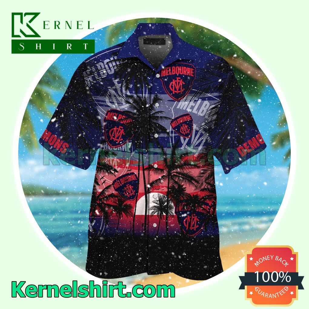 Melbourne Demons Summer Hawaiian Shirt