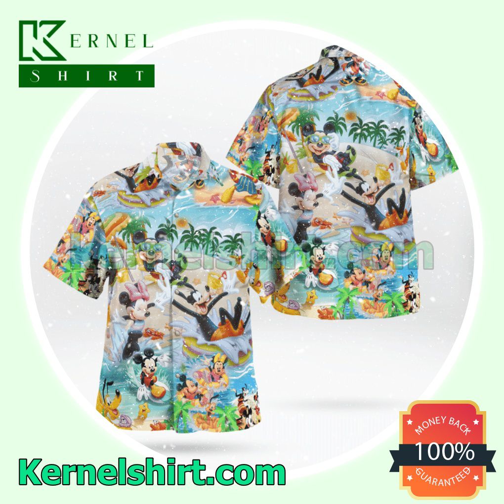 Mickey And Friends Go To Beach Beach Summer Vacation Shirts