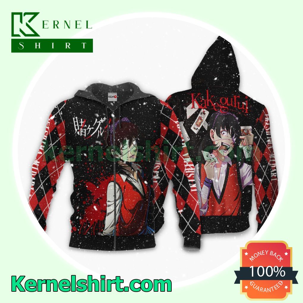 Midari Ikishima Kakegurui Anime Fans Gift Hoodie Sweatshirt Button Down Shirts