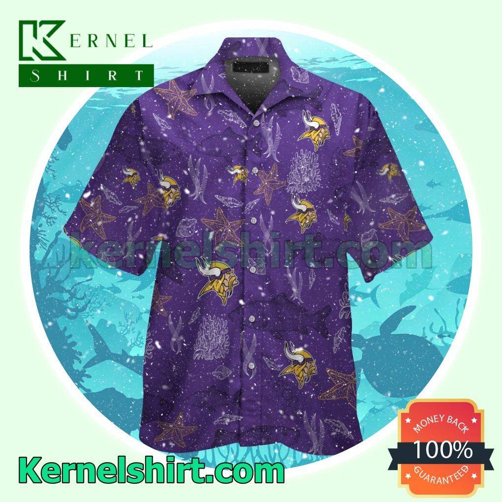 Minnesota Vikings Summer Hawaiian Shirt