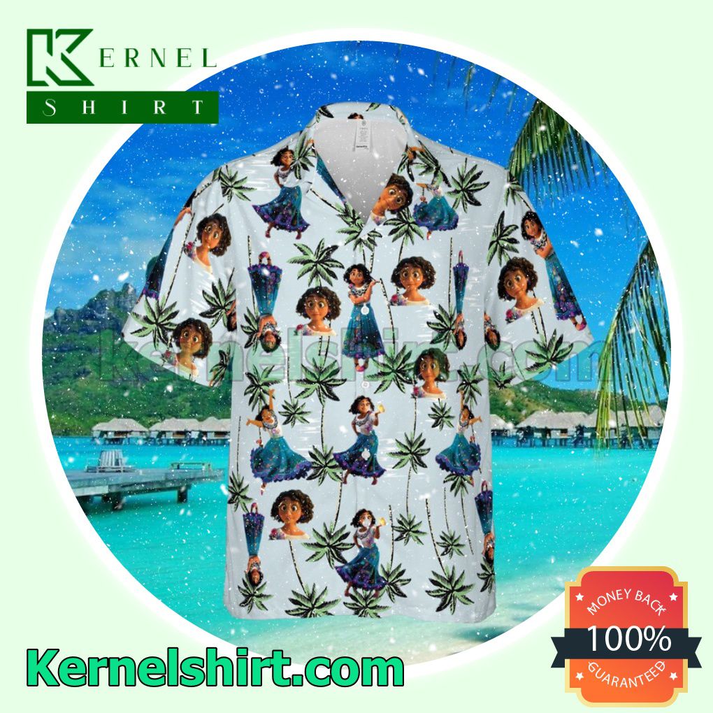 Mirabel Madrigal Encanto Palm Tree Aloha Beach Hawaiian Shirt