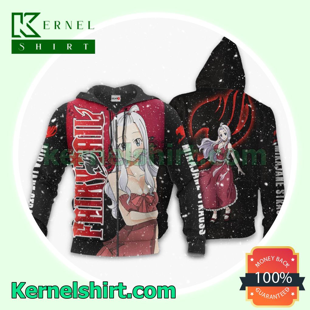 Mirajane Strauss Fairy Tail Anime Merch Stores Fans Gift Hoodie Sweatshirt Button Down Shirts