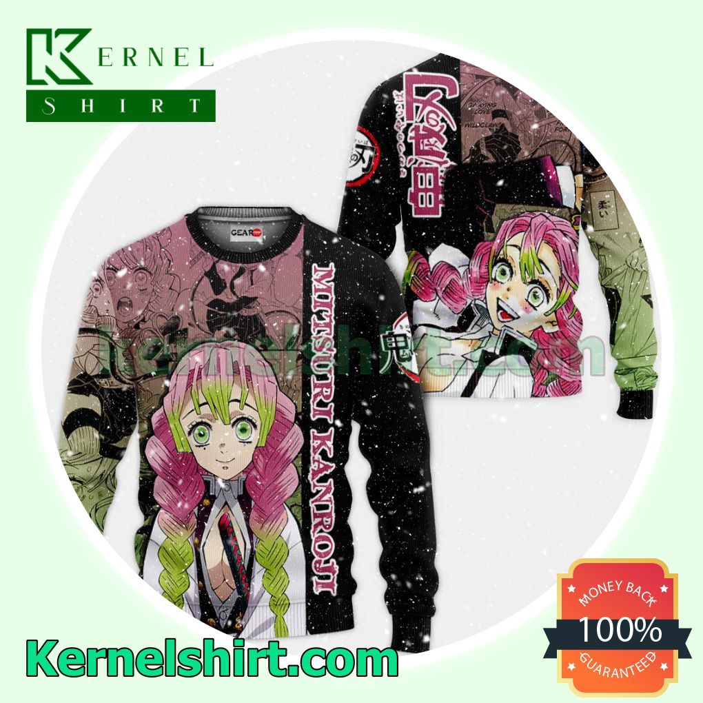 The cheapest Mitsuri Kanroji Demon Slayer Anime Manga Fans Gift Hoodie Sweatshirt Button Down Shirts