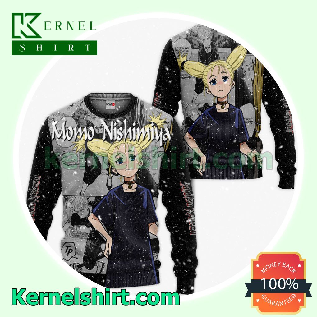  Ships From USA Momo Nishimiya Jujutsu Kaisen Anime Manga Fans Gift Hoodie Sweatshirt Button Down Shirts