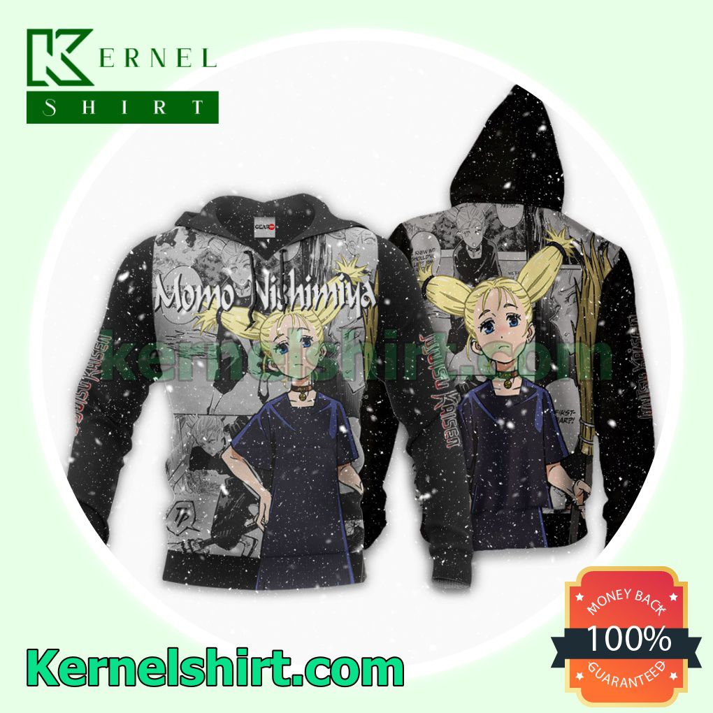 Top Selling Momo Nishimiya Jujutsu Kaisen Anime Manga Fans Gift Hoodie Sweatshirt Button Down Shirts